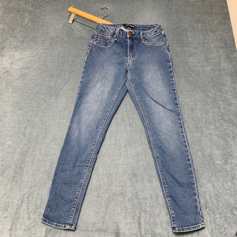AG Denim Ankle Skinny Jeans Womens 6 Blue Medium Wash Pockets Everyday Wear
